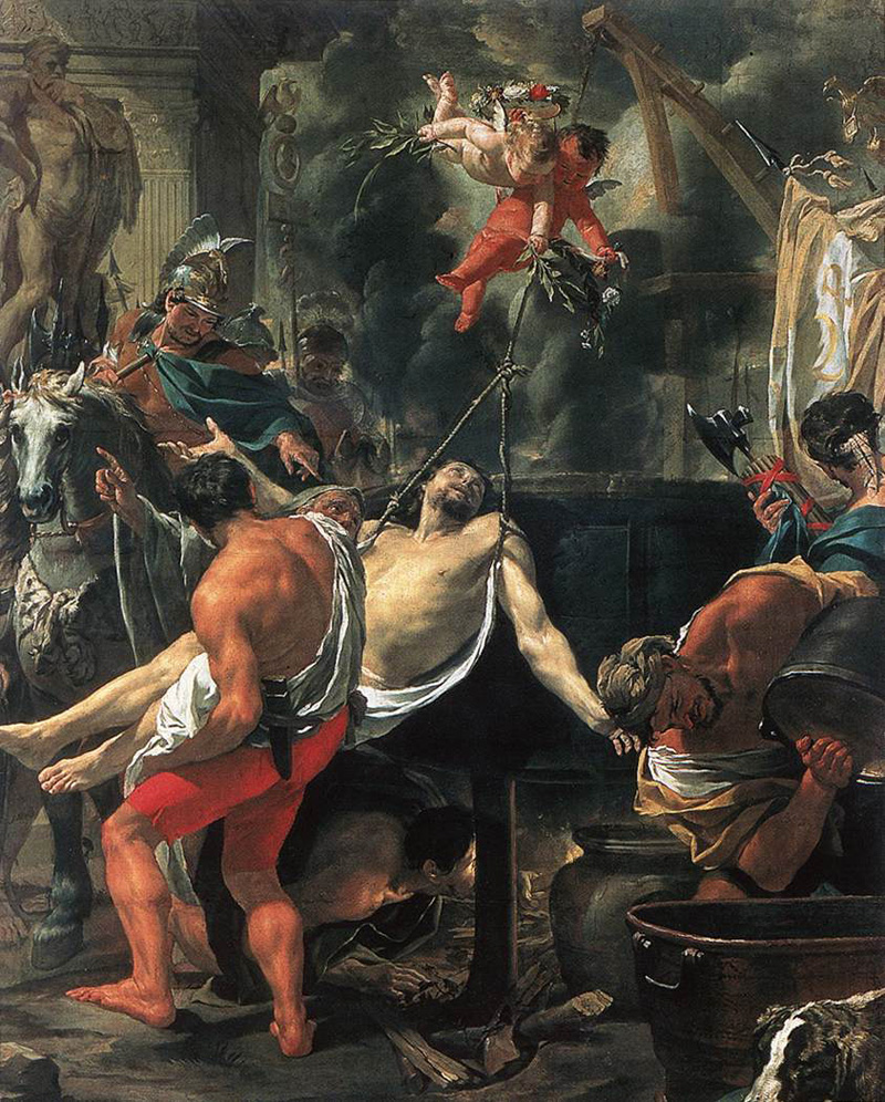 martyrdom of saint john the evangelist at porta latina